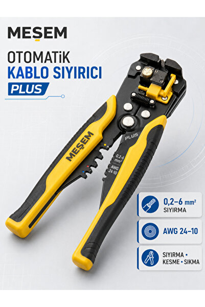 Meşem Otomatik Kablo Sıyırıcı Pense Plus