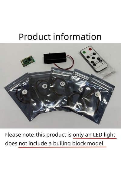 Choice S LED Light BYB LED Light Kit For LEGO 21061 Notre-Dame de Paris Build...