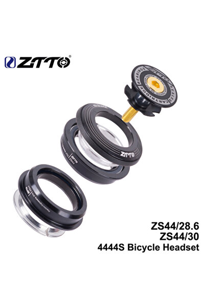 ZTTO 4444S MTB Road Bicycle Headset CNC 1 1/8"-1 1/2" 1.5 Tapered 28.6 Straig...