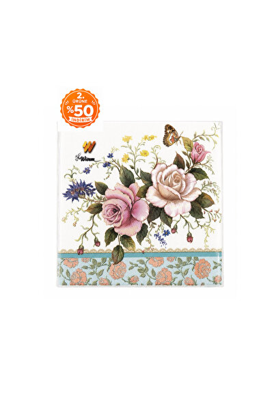 homvira 🌸   Patterned Napkin Set of 20 |   Decorative Paper Napkin |   Flora...