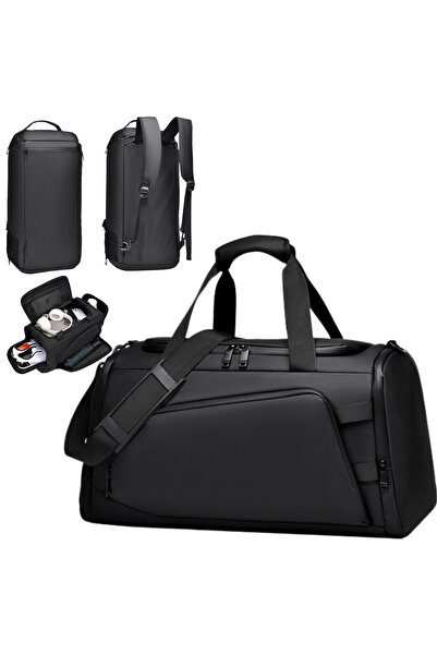 Versatyx Geanta Fitness si Calatorie 3 in 1 QOVU®, Rucsac si Geanta Umar, Com...