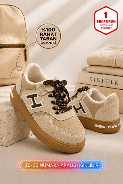 Ayakkabı Consept Children's Shoes Sports Shoes Velcro Lacing Look Casual Snea...