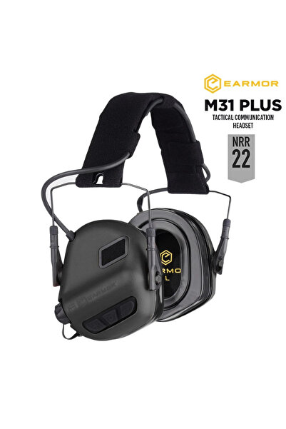 Opsmen Earmor M31 PLUS (Black) Siyah Elektronik Atış Kulaklığı