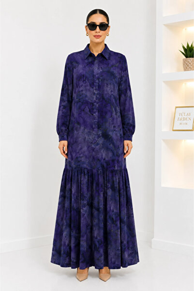 Nuss Cupra Silk Dress - 2038 Lila
