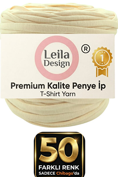 Leila Design tereyağ sarısı penye ip (600-650gr) 1 adet fiyatıdır