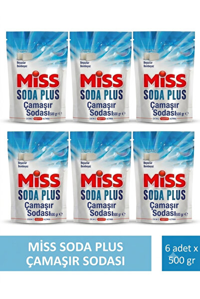 Miss Soda Plus Çamaşır Sodası(Beyaz Sabunlu)