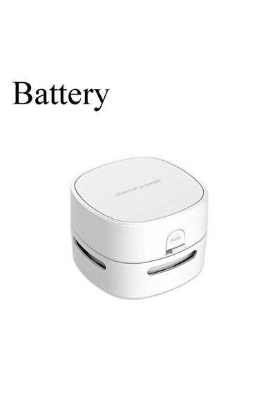 Choice Battery-white Handheld Mini Desktop Vacuum Desktop Cleaner Cleaning En...