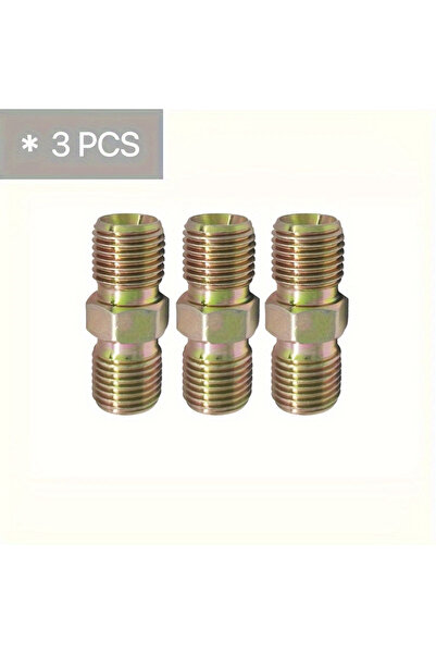 Choice 3Pcs CONN 3 pcs 1/4" Male to 1/4" Male NPT Nipple Fitting, Pipe Fittin...