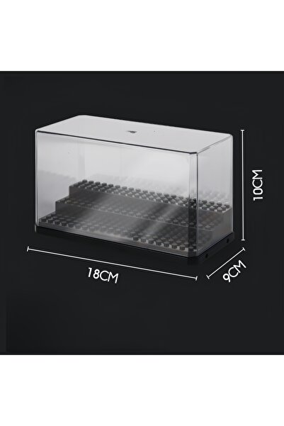Choice 1pc 1pc 3-Tier Universal Minifigure Storage Box, Acrylic Collection Di...