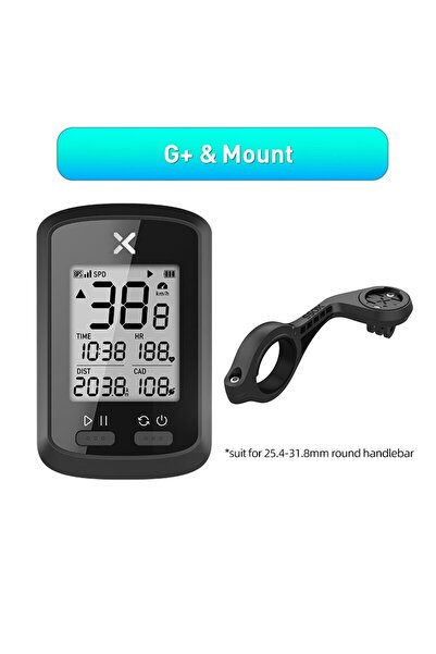 Choice G Plus with Mount XOSS G+ GPS Bike Computer Wireless Cycling Speedomet...