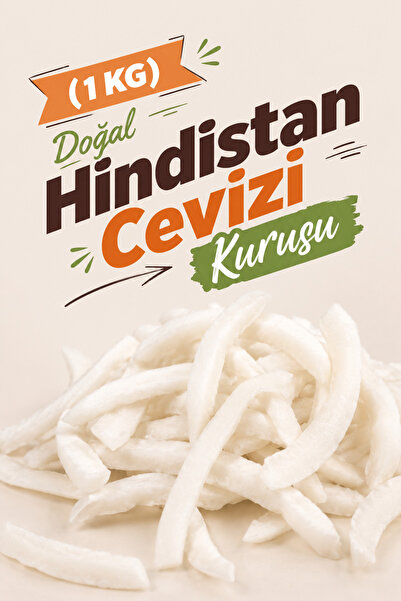 ÜLKÜ KURUYEMİŞ (1 KG) Doğal Hindistan Cevizi Kurusu Hediyelik Tatlı Atıştırma...