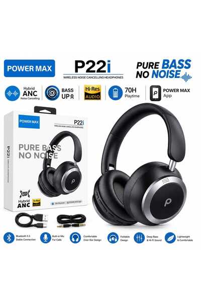 Swift Shelf سماعات الرأس اللاسلكية Power Max P22i: استمتع بصوت قوي وتجربة است...