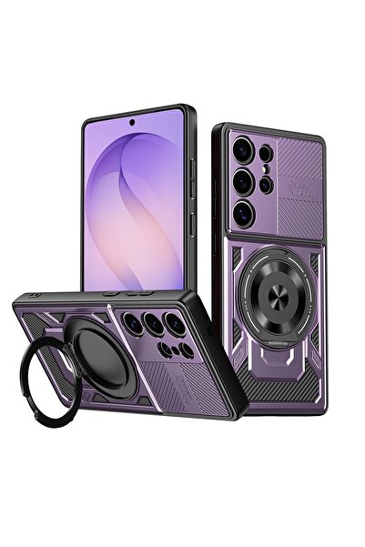 SKYDDAR INNOVATION Husă pentru Samsung Galaxy S26 Ultra, RuggedCam, inel magn...