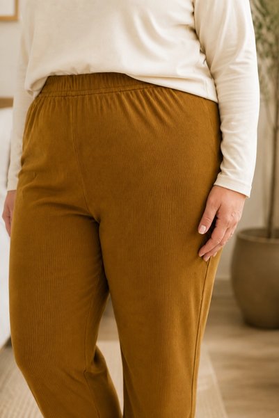 Erdenay Tekstil Pantaloni de pijama sezonieri cu camisole elastică cu nervuri