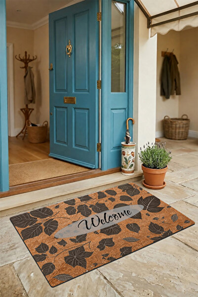 Valerine Life Φύλλα καρυδιάς Welcome Door Mat 45x70cm