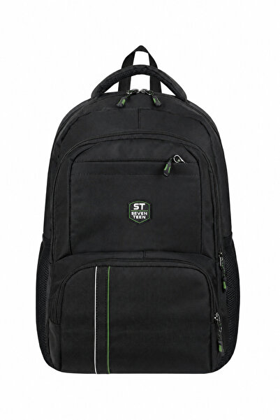 SEVENTEEN 4904 Water Repellent Fabric 15.6" Travel and School Backpack with L...