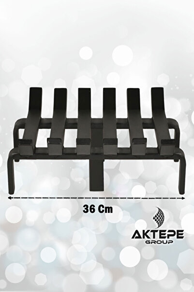 AKTEPE Group Şömine Izgarası 6 Çubuklu 36 Cm X 32 Cm Ekstra Dar Gözlü Izgara