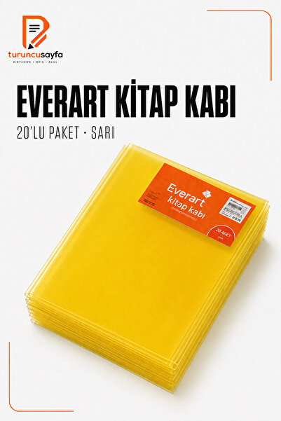 everart Sarı Kitap Kabı 20’li Paket