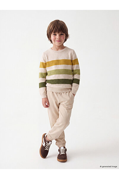 LC Waikiki Beige Boys' Jogger Sweatpants