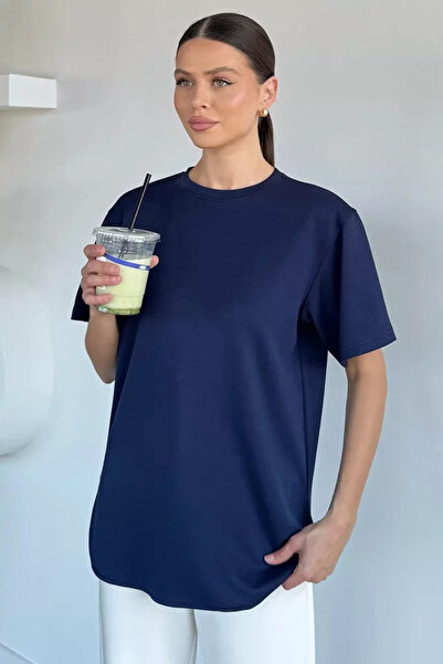 TOZLU Women's Crew Neck Basic T-Shirt