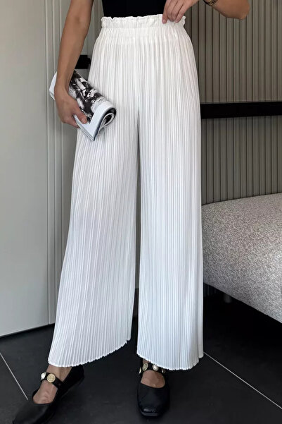 TOZLU Women's Pleated Wide Leg Pants