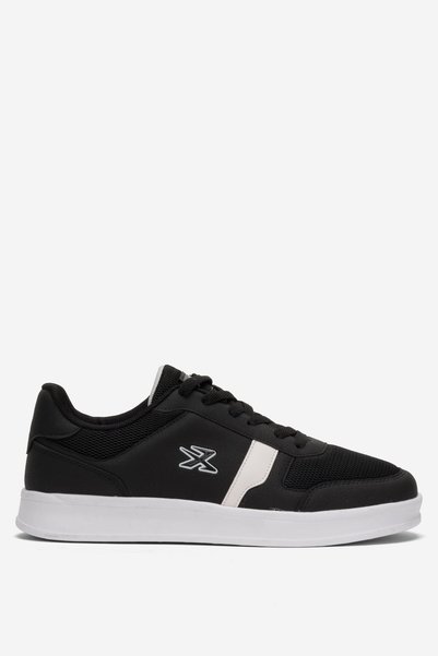 Jagulep Men's Airfile Comfortable Sports Shoes Black White