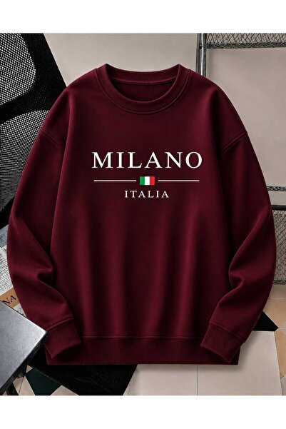 COHERENT Hanorac unisex pentru femei/bărbați MILANO, cu imprimeu special, col...