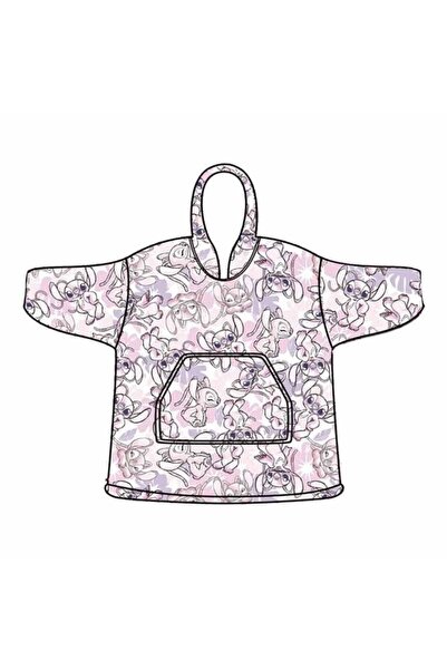 Disney Stitch Angel oversize sweatshirt coat kids coral