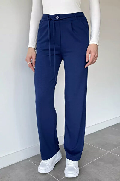 TOZLU Buttoned Palazzo Trousers