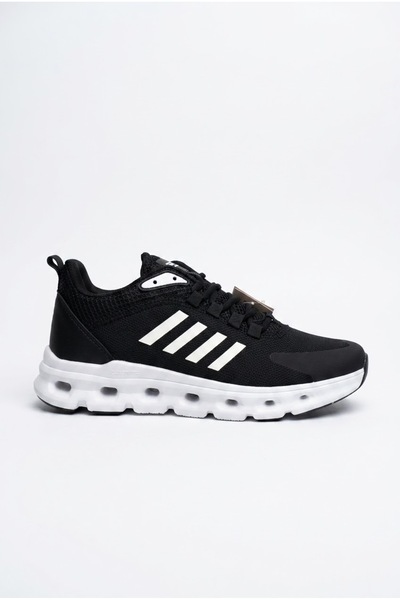DİSC Men's Black Daily Walking Running Sports Shoes Lightweight Orthopedic So...
