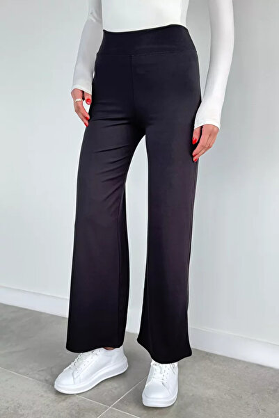 TOZLU Women's High Waist Lycra Palazzo Leggings