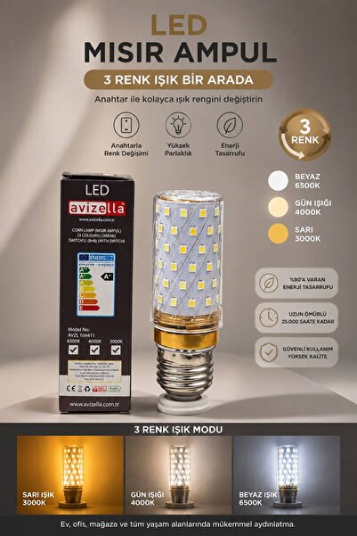 MINIMAL ETICARET VE BILGI TEKNOLOJILERI Mısır LED Ampul E-27 ( Standart Duy )...