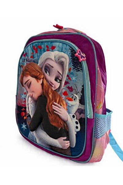 DDA 🎒 Ghiozdan Frozen pentru fetițe – Elsa, Anna și Olaf 💜❄️