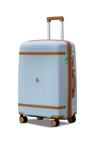 ZAAPPY Ultra Line Expandable PP Medium Checked 24 Inch (20-25kg) Luggage, Har...