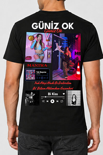 shidumanlar Mantra Güniz Ok Unisex T-shirt Özel Tasarım Baskılı Oversize Pamu...