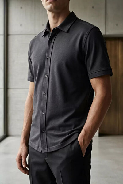 TOZLU Men's short sleeve shirt