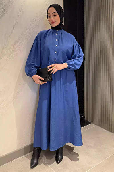 TOZLU Pocket detailed skirt shirt hijab two-piece set