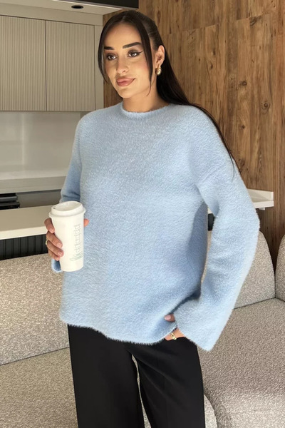 TOZLU Casual Bearded Knitwear Sweater (Available in Sizes S, M, L, XL)