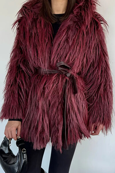 TOZLU Women's Fur-Lined Coat (Available in Sizes S-M-L-Xl)