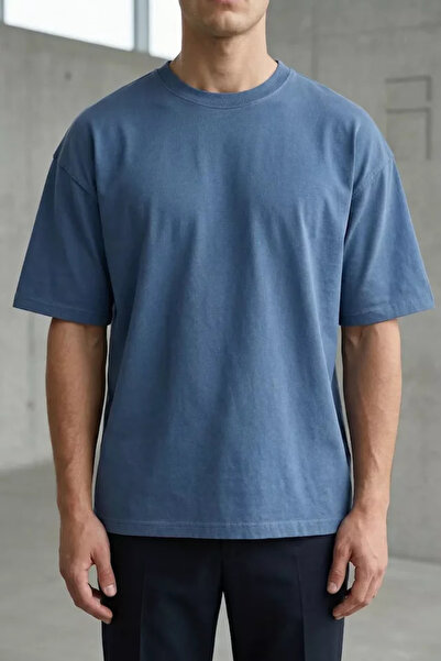 TOZLU Men's Oversize Basic T-Shirt