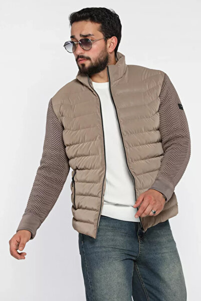 TOZLU Men's Zippered Lined Coat