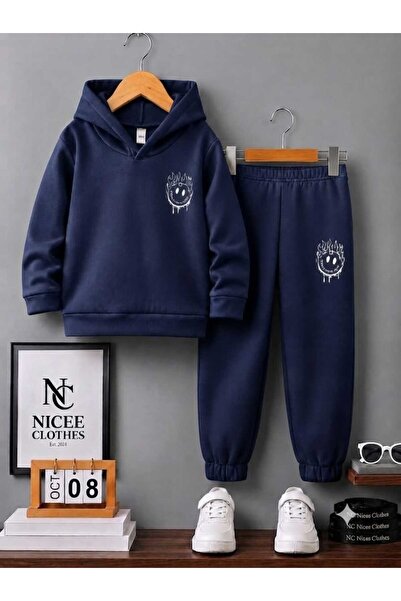 NC Nicee Clothes DEČJI UNISEKS TRENERK SET (ZIMSKA ODEĆA SA OTISKOM SMJEŠNOG ...
