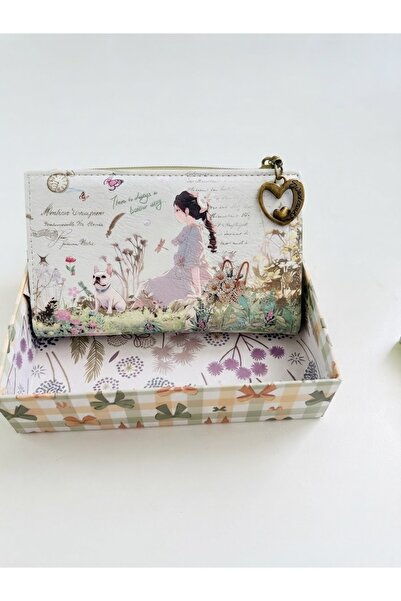 Sweet Candy Women's Synthetic Doll Wallet with Box and Card Space