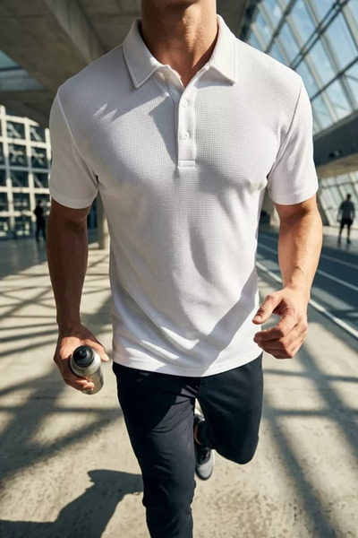 TOZLU Tricou bărbătesc cu guler polo