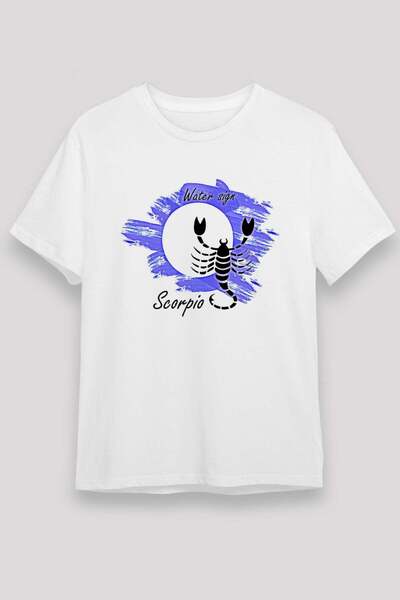 Darkhane Scorpio Water Sign Printed T-Shirt