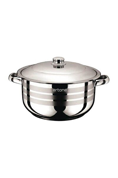 ertone Stainless steel pot with metal lid MN-538, 28 cm, 11 liters