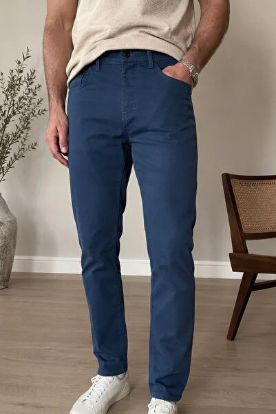 TOZLU Men's Lycra Gabardine Trousers