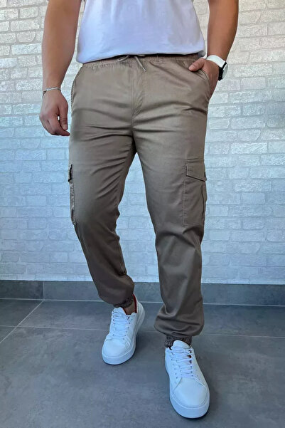 TOZLU Muške pantalone sa elastičnim strukom i džepovima za nogavice
