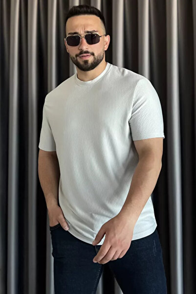 TOZLU Tricou pentru bărbați cu decolteu rotund și imprimeu propriu
