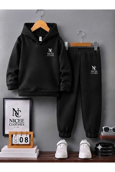 NC Nicee Clothes Παιδικό Σετ Φόρμας Unisex (Με στάμπα NC NICE CLOTHES στα αρι...